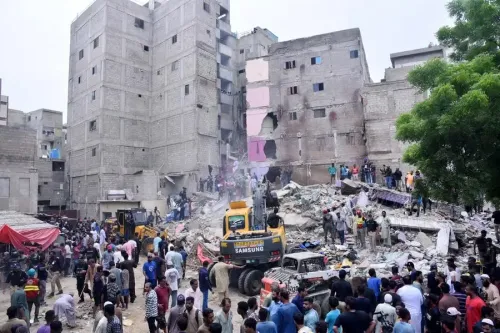 What is the Latest Update on the Karachi Building Collapse?