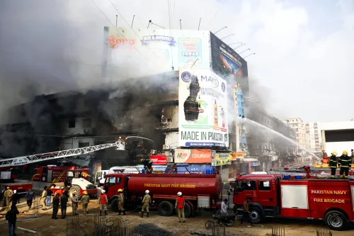 Which High-Rise in Rawalpindi Meets Fire Safety Regulations?