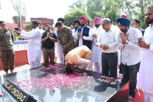क्या पंजाब के फिरोजपुर में रक्षा राज्य मंत्री ने शहीदों को श्रद्धांजलि दी और बाढ़ राहत कार्यों की समीक्षा की?