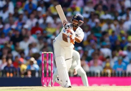 Rishabh Pant Sets Record for Quickest Test Fifty by a Visiting Player in Australia