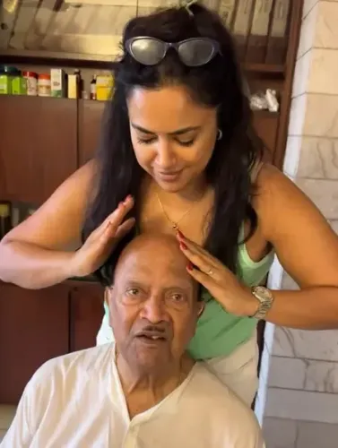 पापा के साथ समीरा ने बिताया बेहतरीन समय, 'रेड्डी गारु' का जताया आभार