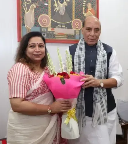 पैरा एथलेटिक्स चैंपियनशिप को लेकर पारुल सिंह ने राजनाथ सिंह से की मुलाकात, आयोजन में शामिल होने का दिया न्योता