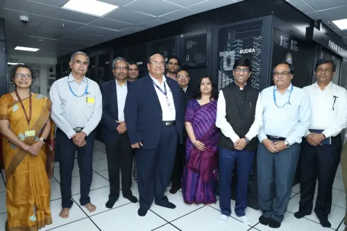 What is the significance of the PARAM Rudra supercomputer inaugurated at IIT Bombay?