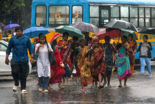 पश्चिम बंगाल, ओडिशा, झारखंड में 13-18 अगस्त भारी बारिश की चेतावनी, मछुआरों को तटों से दूर रहने का निर्देश