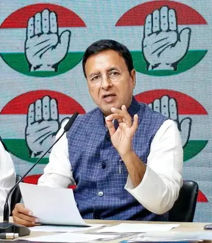 सुरेजवाला ने राज्यसभा में पश्चिम एशिया संघर्ष पर चर्चा के लिए स्थगन प्रस्ताव पेश किया
