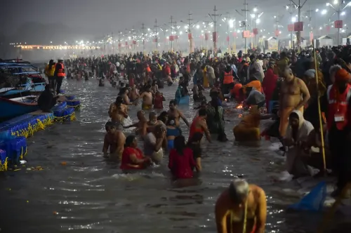 क्या पौष पूर्णिमा स्नान पर संगम में श्रद्धालुओं का सैलाब उमड़ा?