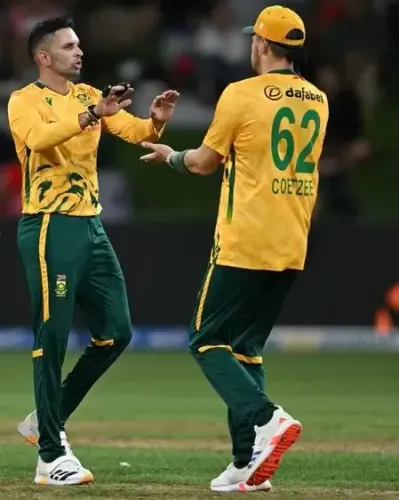 पहला टी20: अपने घर में न्यूजीलैंड का शर्मनाक प्रदर्शन, दक्षिण अफ्रीका ने 7 विकेट से हराया 