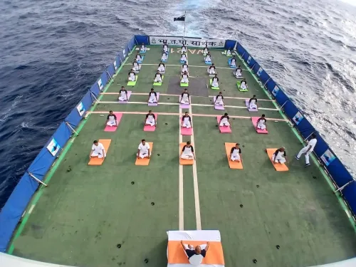 Did Personnel on ICG Ship Sarthak Hold a Meditation Session at King Abdulaziz Port in Saudi Arabia?