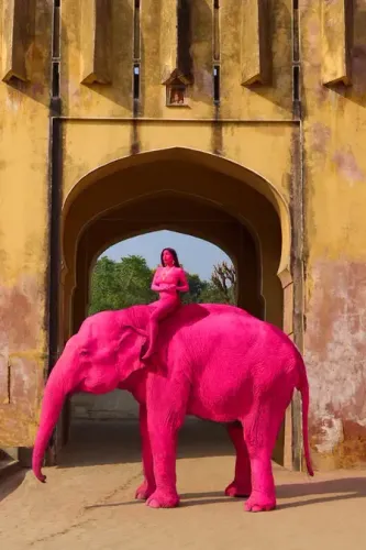 पेटा इंडिया का रूसी कलाकार को निर्देश: चंचल हाथी का प्रिंट हटाएं या सभी आय दान करें