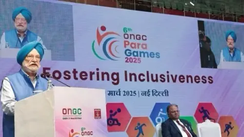 Hardeep Singh Puri Unveils the 6th ONGC Para Games