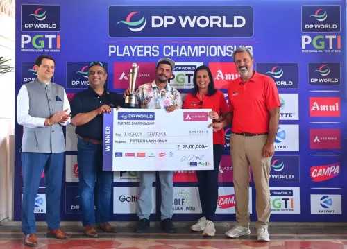 Akshay Sharma Shoots 64 to Win PGTI Players Championship After 5-Year Gap