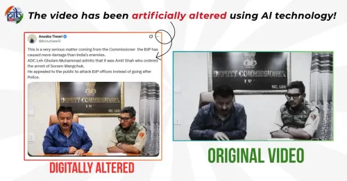 Did PIB Expose a Deepfake Video Misattributing Statements to ADC Leh Regarding Sonam Wangchuk’s Arrest?