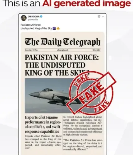 Has PIB Fact Check Debunked a Fake Daily Telegraph Report Circulated by Pakistan?