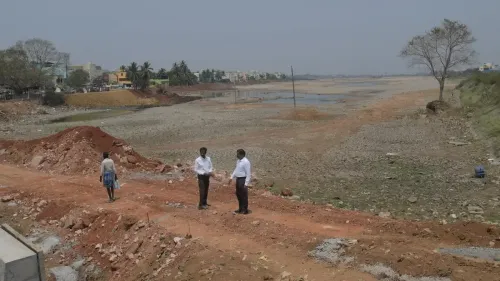 Will the park construction on Puzhal Lake's shore harm residents?