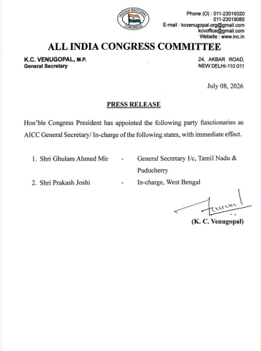 Pilot congratulates Mir, Joshi on AICC state appointments