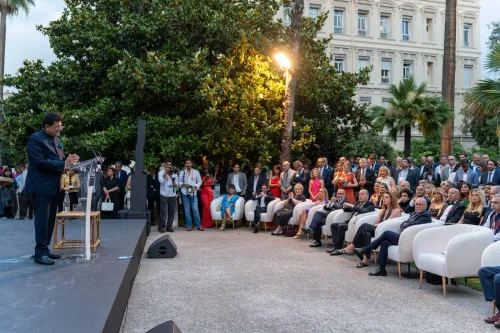 Piyush Goyal Hosts Innovation Dinner in Nice with Mayor Ciotti