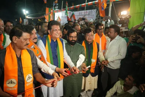 Piyush Goyal Inaugurates Singh Estate Road in North Mumbai
