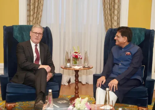 How did Piyush Goyal and Keir Starmer deepen trade ties?