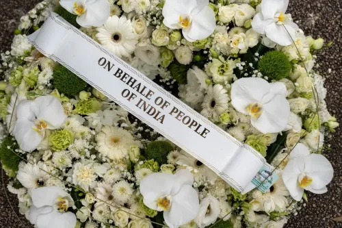 Piyush Goyal Lays Wreath at Nice Attack Memorial