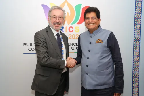 Piyush Goyal Meets Brazil's Trade Minister at BRICS India 2026