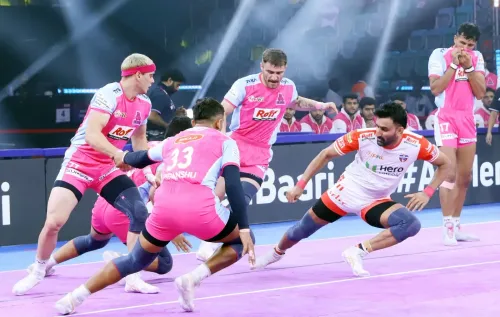 Did Nitin Kumar and Ali Samadi Lead Jaipur Pink Panthers to Victory Over UP Yoddhas?