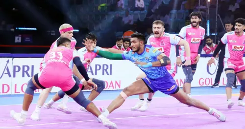 Did Nitin Kumar's Super 10 Propel Jaipur Pink Panthers to Victory Over Bengal Warriorz?