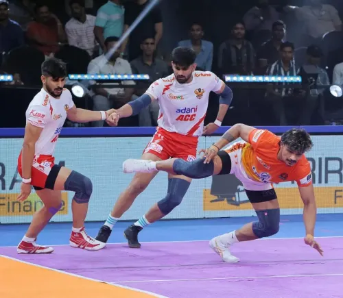 How Did Puneri Paltan Achieve a 22-Point Victory Over Gujarat Giants?