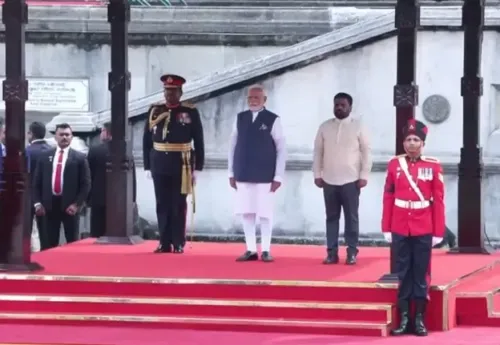 Ceremonial Reception for PM Modi in Sri Lanka