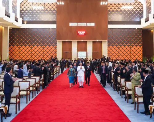 PM Modi Addresses Indonesia Parliament, Cites Centuries of Shared Ties