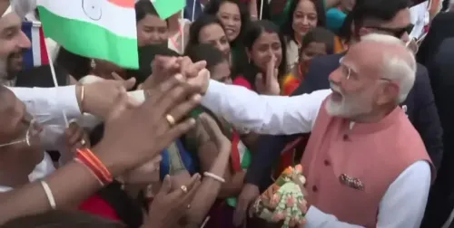 PM Modi Touches Down in Bangkok to a Joyous Reception from Indian Community