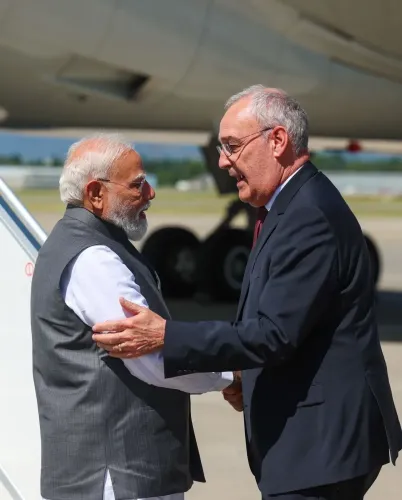 PM Modi Arrives in Geneva, Meets Swiss President Parmelin Before G7