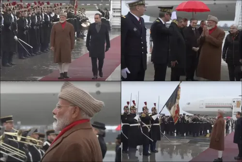 PM Modi Reaches Paris for AI Action Summit and Talks with President Macron