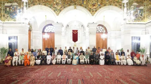PM Modi attends Padma Awards ceremony, honours achievers