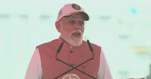 PM Modi attends Tri-Commissioning of 3 Navy ships in Kolkata