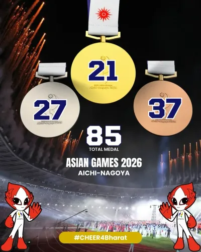 PM Modi congratulates India's Asian Games 2026 contingent