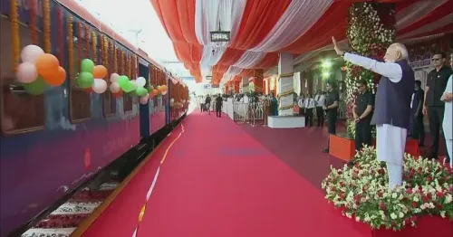 PM Modi Flags Off India's First Hydrogen Train at Jind