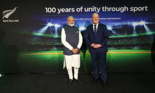 PM Modi marks 100 years of India-New Zealand sporting ties at Auckland Showcase