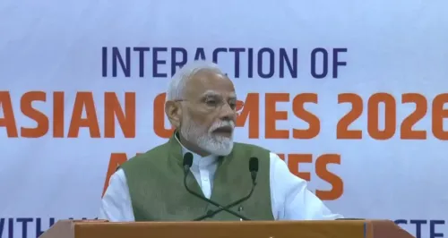 PM Modi meets Asian Games 2026 contingent, receives historic mementoes