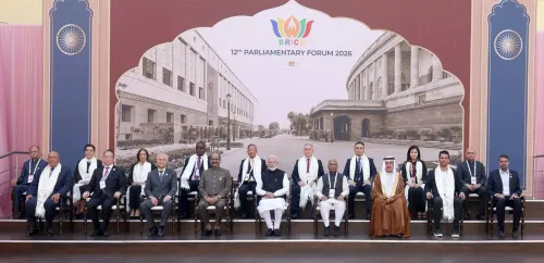 PM Modi meets BRICS Parliamentary Forum MPs in Delhi