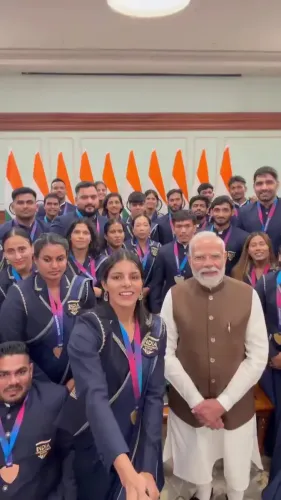 PM Modi Meets India's Commonwealth Games 2026 Medal Winners