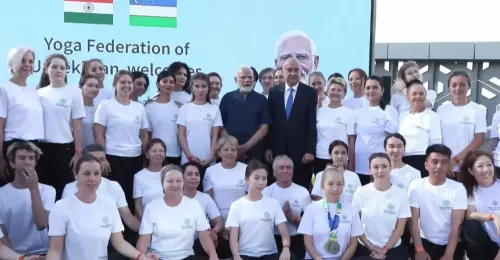 PM Modi joins Yoga Federation session in Tashkent on Uzbekistan visit