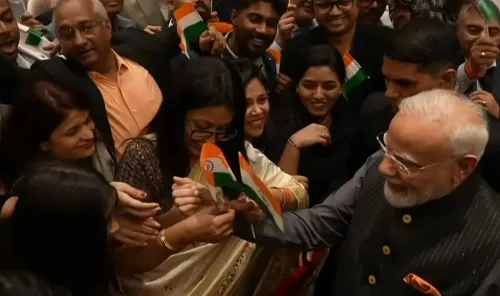 PM Modi gets grand welcome in Uzbekistan, women tie rakhi on state visit