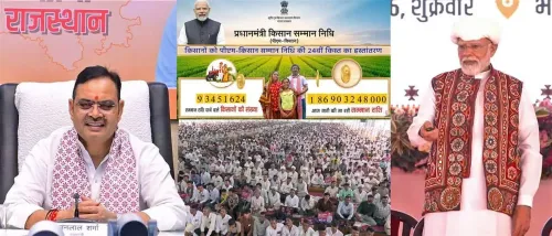 PM Modi Releases PM-Kisan 24th Instalment; CM Bhajanlal Joins Virtually