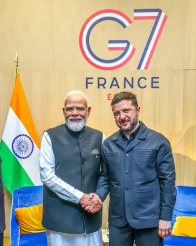 Modi-Zelenskyy G7 meet: India pushes to restore pre-war trade ties