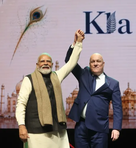 PM Modi Thanks NZ PM Luxon for Joining Auckland Indian Community Event