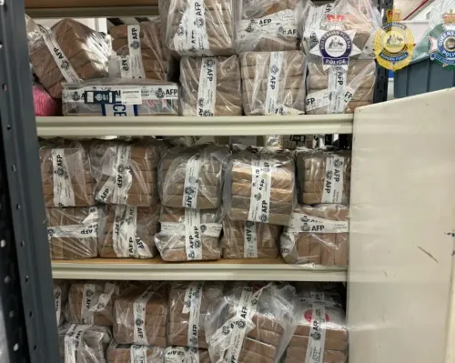 Thirteen Arrested in Australia's Largest Cocaine Seizure Ever