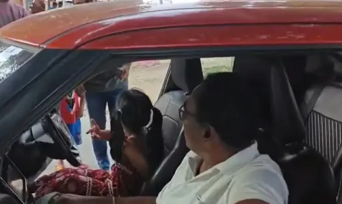 Hyderabad cop booked for letting 6-year-old granddaughter drive on busy road
