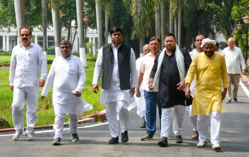 BJP, JD(U) slam Mahagathbandhan's Patna march as 'political frustration'