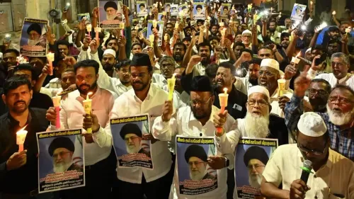 BJP Condemns Congress-DMK for Protests Supporting Iran's Khamenei