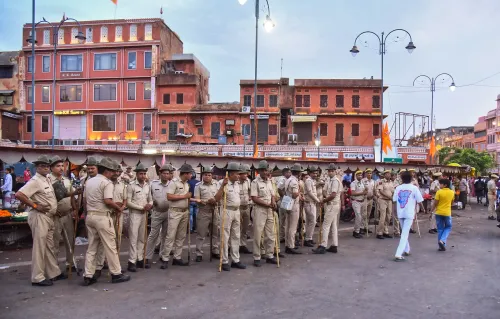 Protest Dispersed in Jaipur: Police Maintain Order Amid Tensions